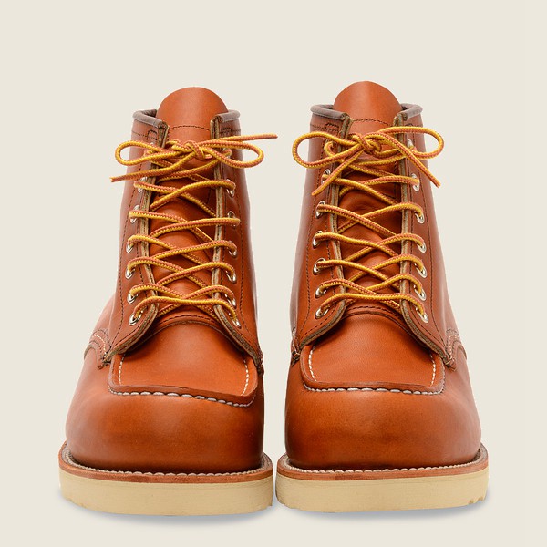 Botas Red Wing Heritage Hombre Marrom - Classic Moc – 6-Inch Legacy Cuero - 789-WCMBQL